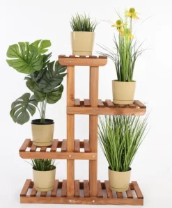 Multilevel blomsterstativ 5-hyldet RKA /82x68x25/ Brun