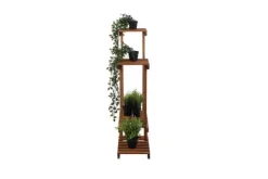 Multilevel blomsterstativ 5-hyldet RKB /95x116x25/ Brun
