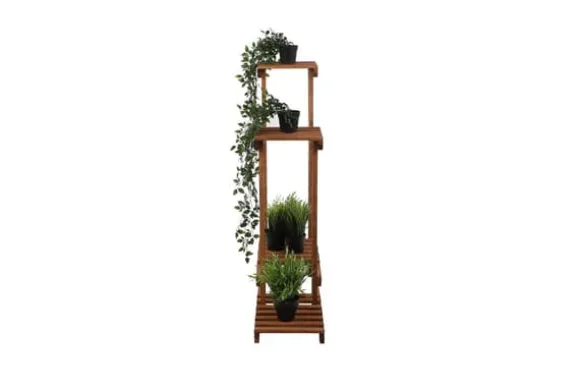 Multilevel blomsterstativ 5-hyldet RKB /95x116x25/ Brun