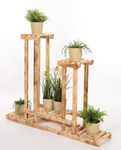 Multilevel plant stand 5-tier RKB /95x116x25/ Naturligt patineret