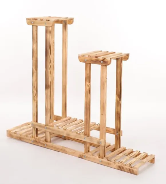Multilevel plant stand 5-tier RKB /95x116x25/ Naturligt patineret