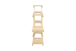 Multilevel træblomsterpotte RKB /95x116x25/ Naturlig