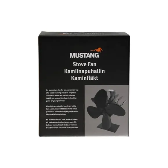 Mustang Blæser til brændeovn/pejs 4-Klinger 150 CFM