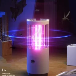 Myggdödslampa Elektrisk chock Stark sug USB Uppladdningsbar Myggfälla Lampa Zapping Light för inomhus utomhus Uppladdningsbar (Elektrisk chock och St | CDON
