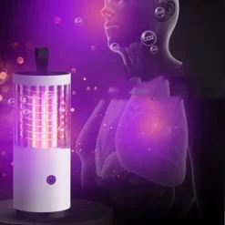 Myggdödslampa Elektrisk chock Stark sug USB Uppladdningsbar Myggfälla Lampa Zapping Light för inomhus utomhus Uppladdningsbar (Elektrisk chock och St | CDON