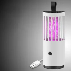 Myggdödslampa Elektrisk chock Stark sug USB Uppladdningsbar Myggfälla Lampa Zapping Light för inomhus utomhus Uppladdningsbar (Elektrisk chock och St | CDON