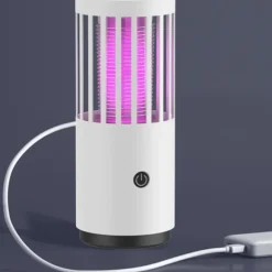 Myggdödslampa Elektrisk chock Stark sug USB Uppladdningsbar Myggfälla Lampa Zapping Light för inomhus utomhus Uppladdningsbar (Elektrisk chock och St | CDON