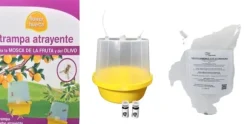 Myggefælde, Effektiv Lokkemad til Fluekontrol, Miljøvenligt Design,Fælde + 1Kg. Attraktiv