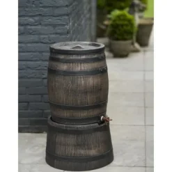 Nature Rain Barrel Holder 30,5x58cm Brun