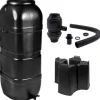 NATURE Vattenuppsamlingssats - 100 liter - Kolumnform - Anti-UV-behandlad - Tillverkad i Europa - Svart