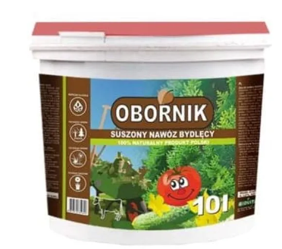 Naturgødning, tørret kvæggødning, 10 l