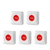 Nød-SOS-knap, Smart Home-kompatibel, WiFi-forbindelse,5PC SOS WiFi-knap