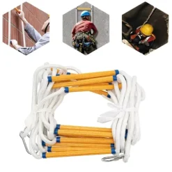 Nødudgangsstige, 10m længde, 200kg belastningskapacitet