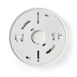 Nedis Kulilte alarm | Batteri | Batteri levetid op til: 5 År | Hush / mute-funktion | Med testknap | 85 dB | Hvid