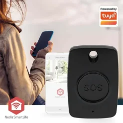 Nedis Smart Panikknap | Zigbee 3.0 | Energi fra batteritype: CR2450 | Sort