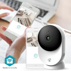Nedis SmartLife Indendørs Kamera | 3MP Full HD 1296p | Cloud Storage (mulighed) / microSD (ikke inkluderet) / Onvif | Med bevægelsessensor | Nattesyn | CDON