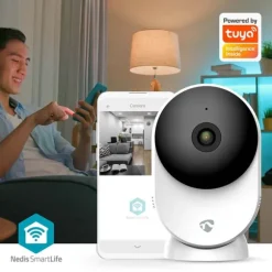 Nedis SmartLife Indendørs Kamera | 3MP Full HD 1296p | Cloud Storage (mulighed) / microSD (ikke inkluderet) / Onvif | Med bevægelsessensor | Nattesyn | CDON