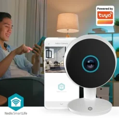 Nedis SmartLife Indendørs Kamera | 3MP Full HD 1296p | Cloud Storage (mulighed) / microSD (ikke inkluderet) / Onvif | Med bevægelsessensor | Nattesyn | CDON