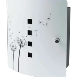Nøgleskab - BURG WACHTER - 6204/10 Ni Pusteblume - Mælkebøttedekoration, 10 kroge, justerbar magnetlukning