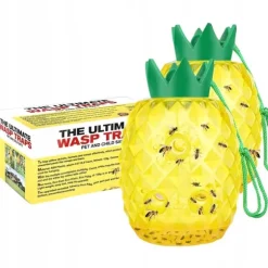 NoBzzz FÆLDE TIL HVEPSEFLUER 2 STK. GENBRUGELIG EFFEKTIV ANANAS
