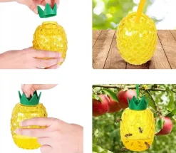 NoBzzz FÆLDE TIL HVEPSEFLUER 2 STK. GENBRUGELIG EFFEKTIV ANANAS