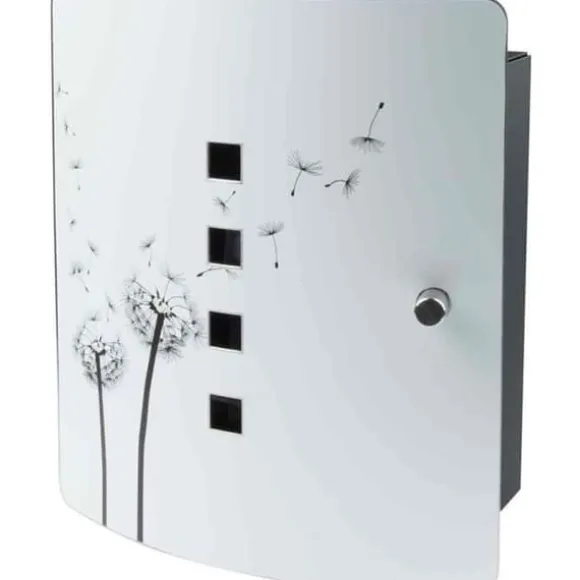 Nyckelskåp - BURG WACHTER - 6204/10 Ni Pusteblume - Maskrosdekor, 10 krokar, justerbar magnetstängning