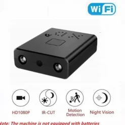 OBOSOE batteridrevet HD-sikkerhedskamera - Nattesyn og bevægelsesdetektering | Bærbar babyalarm til bil, hjem og kontor | WiFi-version