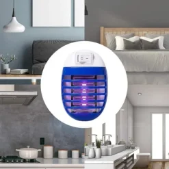 OBOSOE Electric Mosquito Killer/Insect Killer 2-pack – Indendørs og udendørs myggefanger, fluedræber med stik