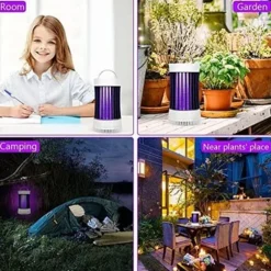 OBOSOE Myggefanger 360° USB Myggelampe – Effektiv myggedræber til indendørs og udendørs