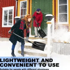 OBOSOE nødsneskovl med aluminiumshåndtag – letvægts, justerbar og bærbar til hjem, have og camping