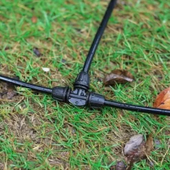 OBOSOE 25-pak 1/4 tommer vandingsfittings – låst 3-vejs T-stik til 6 mm drypslange, drypvandingssystem