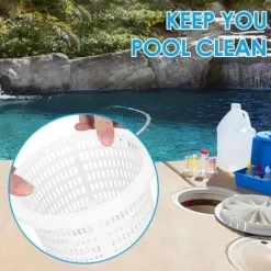 OBOSOE Pool Skimmer Kurv 19 cm – Reservedel til overfladerengøring, holdbar og nem at samle