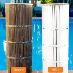 OBOSOE Rengøringsbørste til poolfilter – Rengøringsbørste til pool- og spafilterpatroner