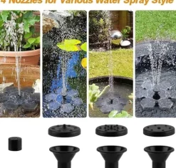 OBOSOE Solar Fountain Solar Powered Fountain Vand Springvand / Vandpumpe