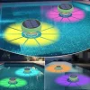OBOSOE Solar Lights til Pool - 2-Pack RGB LED lys med automatisk farveskift, perfekt til fest og dekoration