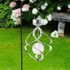 OBOSOE Solar Powered Wind Chime & Lantern - Auto Color Changing, Vejrbestandig LED Udendørs Dekoration Til Have, Halloween
