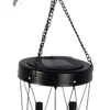 OBOSOE Solpowerad Owl Wind Chime - 100 cm Vandtæt Aluminium/Jern Wind Chime | Fjernophængt dekoration til have og udendørs