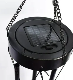 OBOSOE Solpowerad Owl Wind Chime - 100 cm Vandtæt Aluminium/Jern Wind Chime | Fjernophængt dekoration til have og udendørs