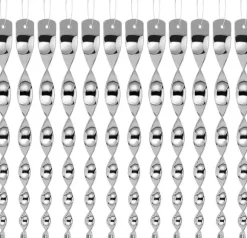 OBOSOE Spiral Reflekterende Fugleskræmsel 12-pak Sølv 30 cm