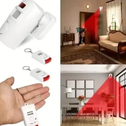 OBOSOE trådløs bevægelsessensor hjem alarm vindue / dørsensor med fjernbetjening til hjemmebutik garage