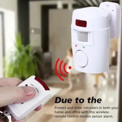 OBOSOE trådløs bevægelsessensor hjem alarm vindue / dørsensor med fjernbetjening til hjemmebutik garage