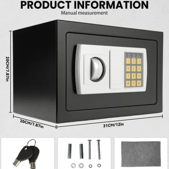 Opbevaringsboks, Digital Lås, Kompakt Design,20E