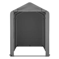 Opbevaringsrum 187x100x160 cm, cykelgarage, haveskur, lagerzelt, mørkegrå