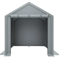 Opbevaringsrum 190x170x200 cm, cykelgarage, haveskur, redskabsskur, lagerzelt, mørkegrå