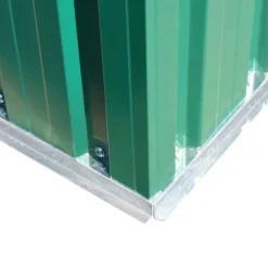 Opbevaringsskur til haven 204x132x186 cm metal grøn - Haveskur - Haveskure - Home & Living
