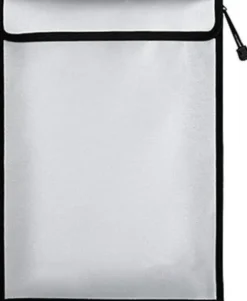 Opgraderet brandsikker dokumentpose med dobbelte lommer (2000℉) 28*38cm, vandtæt og brandsikker kontantpose med lynlås, opbevaringspose til vigtige d | CDON