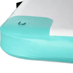 Oppustelig flydeø 304×204×15 cm, op til 500 kg, til pool & sø