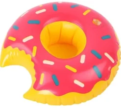 Oppustelig kopholder - Strawberry Donut