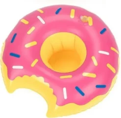 Oppustelig kopholder - Strawberry Donut