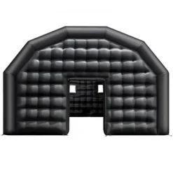 Oppustelig natklub 800x600x400 cm sort, festtelt, oxfordstof